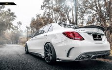 画像5: BENZ メルセデス・ベンツ W205 Cクラス セダン ワゴン用FD GT カーボンディフューザー 本物DryCarbon ドライカーボン C180 C200 C250 C300 C43 C45 C63 (5)