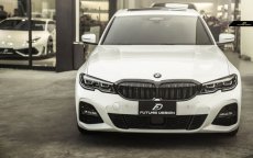 画像6: BMW 3シリーズ G20 G21 フロント用 艶ありブラック キドニーグリル センターグリル S2 (6)