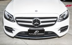 画像6: BENZ ベンツ Eクラス W213 AMGバンパー用フロント カナード スプリッター 4点 E200 E250 E300 E400 E43 本物DryCarbon ドライカーボン (6)