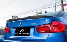 画像3: BMW 3シリーズ F30 セダン用リアスポイラー 本物DryCarbon ドライカーボン (3)