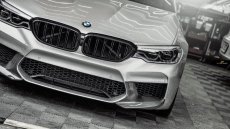 画像2: BMW F90 M5 フロントバンパー用スプリッター 本物DryCarbon ドライカーボン (2)