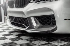 画像6: BMW F90 M5 フロントバンパー用スプリッター 本物DryCarbon ドライカーボン (6)