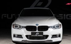 画像3: BMW 3シリーズ F30 セダン F31 ツーリング Mスポーツ フロント用 リップスポイラー 本物DryCarbon ドライカーボン (3)