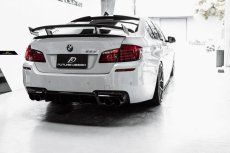 画像2: BMW 5シリーズ F10 セダン トランク用 GT リアウィング  本物Drycarbon ドライカーボン (2)