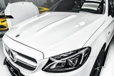 画像3: BENZ メルセデス・ベンツ C-Class W205 セダン C205 クーペ S205 ワゴン カブリオレ 改装C63仕様 ボンネット ドーム式 Body Kit (3)