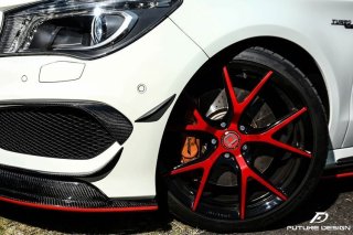 BENZ メルセデス・ベンツ CLA W117 C117 前期車 フロント リップスポイラー 本物Drycarbon ドライカーボン - Future  Design Drycarbon parts