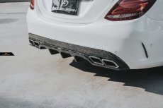 画像17: BENZ メルセデス・ベンツ W205 Cクラス セダン ワゴン用FD GT カーボンディフューザー 本物DryCarbon ドライカーボン C180 C200 C250 C300 C43 C45 C63 (17)