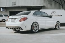 画像20: BENZ メルセデス・ベンツ W205 Cクラス セダン ワゴン用FD GT カーボンディフューザー 本物DryCarbon ドライカーボン C180 C200 C250 C300 C43 C45 C63 (20)