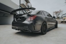 画像30: BENZ メルセデス・ベンツ W205 Cクラス セダン ワゴン用FD GT カーボンディフューザー 本物DryCarbon ドライカーボン C180 C200 C250 C300 C43 C45 C63 (30)