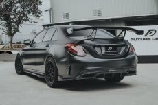 画像29: BENZ メルセデス・ベンツ W205 Cクラス セダン ワゴン用FD GT カーボンディフューザー 本物DryCarbon ドライカーボン C180 C200 C250 C300 C43 C45 C63 (29)