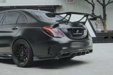 画像28: BENZ メルセデス・ベンツ W205 Cクラス セダン ワゴン用FD GT カーボンディフューザー 本物DryCarbon ドライカーボン C180 C200 C250 C300 C43 C45 C63 (28)