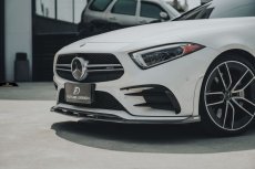 画像15: BENZ メルセデス・ベンツ CLS-Class C257 W257 AMGフロントバンパー用 GT-V リップスポイラー 本物DryCarbon ドライカーボン  (15)