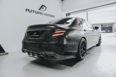 画像6: BENZ メルセデス・ベンツ E-Class W213 セダン 前期用 リアディフューザー 本物DryCarbon ドライカーボン (6)