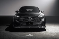 画像3: BENZ メルセデス・ベンツ GLC X254 C254 SUV クーペ フロントバンパー用 リップスポイラー 本物Dry Carbon ドライカーボン (3)