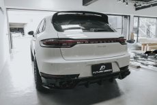 画像4: Porsche Macan マカン リア ルーフスポイラー 本物Drycarbon ドライカーボン (4)