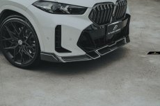 画像18: BMW Xシリーズ X6 G06 後期 Mスポーツ フロントバンパー用リップスポイラー 本物DryCarbon ドライカーボン (18)