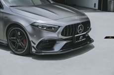 画像19: BENZ メルセデス・ベンツ A-Class W177 A45 フロント専用 リップスポイラー 本物Drycabon ドライカーボン AMG (19)