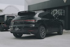 画像6: Porsche Macan マカン リアバンパー用 リアディフューザー 本物Drycarbon ドライカーボン (6)