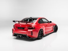 画像2: 【FD×MTC】BMW 2シリーズ G87 クーペ M2用 リアウィング V1 本物DryCarbon ドライカーボン (2)