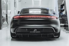 画像12: 【PSM DYNAMIC】Porsche ポルシェ Taycan タイカン リア スポイラー 本物Drycarbon ドライカーボン (12)