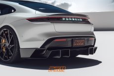 画像1: 【PSM DYNAMIC】Porsche ポルシェ Taycan タイカン リア スポイラー 本物Drycarbon ドライカーボン (1)