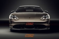 画像6: 【PSM DYNAMIC】Porsche ポルシェ Taycan タイカン フロント リップスポイラー 本物Drycarbon ドライカーボン (6)