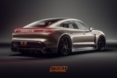 画像4: 【PSM DYNAMIC】Porsche ポルシェ Taycan タイカン リア スポイラー 本物Drycarbon ドライカーボン (4)