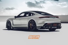 画像3: 【PSM DYNAMIC】Porsche ポルシェ Taycan タイカン リア スポイラー 本物Drycarbon ドライカーボン (3)