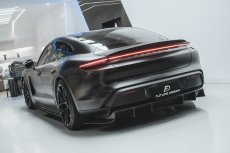 画像10: 【PSM DYNAMIC】Porsche ポルシェ Taycan タイカン リア スポイラー 本物Drycarbon ドライカーボン (10)