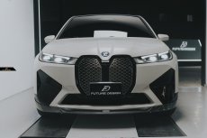 画像5: BMW iXシリーズ i20 Mスポーツ M60 フロント用 リップスポイラー 本物DryCarbon ドライカーボン (5)