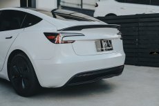 画像10: TESLA テスラ NEW MODEL 新型 モデル 3 トランク用 リアスポイラー 本物Drycarbon ドライカーボン (10)