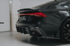 画像5: AUDI RS7 C8 トランク用リアスポイラー 本物DryCarbon ドライカーボン (5)