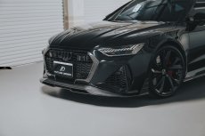 画像7: AUDI RS7 C8 フロントグリル用 スプリッター 本物DryCarbon ドライカーボン (7)