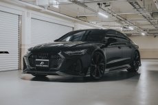 画像5: AUDI RS7 C8 フロント リップスポイラー 本物DryCarbon ドライカーボン (5)