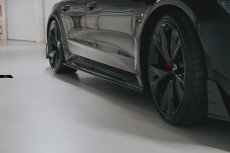 画像9: AUDI RS7 C8 サイドスカート 本物DryCarbon ドライカーボン (9)