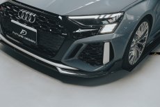 画像8: AUDI RS3 SportBack スポーツバック 8Y フロント リップスポイラー 本物DryCarbon ドライカーボン (8)