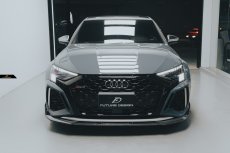 画像11: AUDI RS3 SportBack スポーツバック 8Y フロント リップスポイラー 本物DryCarbon ドライカーボン (11)