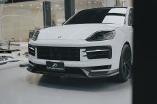 画像19:  PORSCHE ポルシェ Cayenne カイエン Coupe クーペ E3 II 後期用 フロント リップスポイラー 本物DryCarbon ドライカーボン (19)