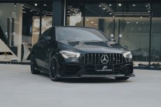 画像16: BENZ メルセデス・ベンツ CLA-Class W118 CLA45フロントバンパー用リップスポイラー 本物DryCarbon ドライカーボン (16)