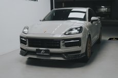 画像26:  PORSCHE ポルシェ Cayenne カイエン Coupe クーペ E3 II 後期用 フロント リップスポイラー 本物DryCarbon ドライカーボン (26)