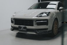 画像28:  PORSCHE ポルシェ Cayenne カイエン Coupe クーペ E3 II 後期用 フロント リップスポイラー 本物DryCarbon ドライカーボン (28)