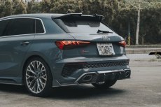 画像14: AUDI RS3 SportBack スポーツバック 8Y リア ルーフスポイラー 本物DryCarbon ドライカーボン (14)