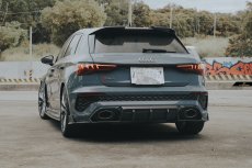 画像7: AUDI RS3 SportBack  スポーツバック 8Y リアディフューザー スプリッター 本物DryCarbon ドライカーボン (7)