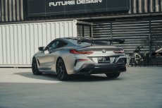 画像6: BMW 8シリーズ G15 クーペ リアウィング V1 本物DryCarbon ドライカーボン (6)