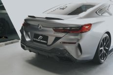 画像1: BMW 8シリーズ G14 G15 クーペ トランク用 リアスポイラー 本物DryCarbon ドライカーボン (1)