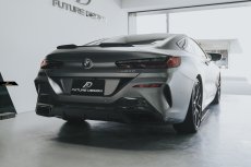 画像2: BMW 8シリーズ G14 G15 クーペ トランク用 リアスポイラー 本物DryCarbon ドライカーボン (2)