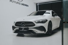 画像7: BENZ メルセデス・ベンツ CLE Coupe C236 用 フロントリップスポイラー 本物Drycarbon ドライカーボン (7)