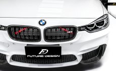 画像3: BMW 3シリーズ F30 セダン F31 ツーリング  社外バンパー専用 フロント スプリッター スポイラー 本物DryCarbon ドライカーボン (3)