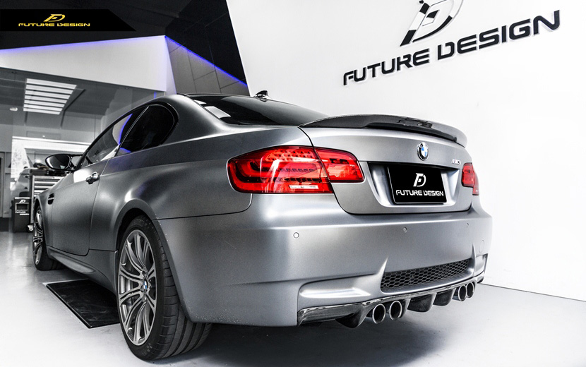 BMW 3シリーズ E92 M3 トランク用リアスポイラー 本物DryCarbon ドライカーボン Future Design Drycarbon  parts
