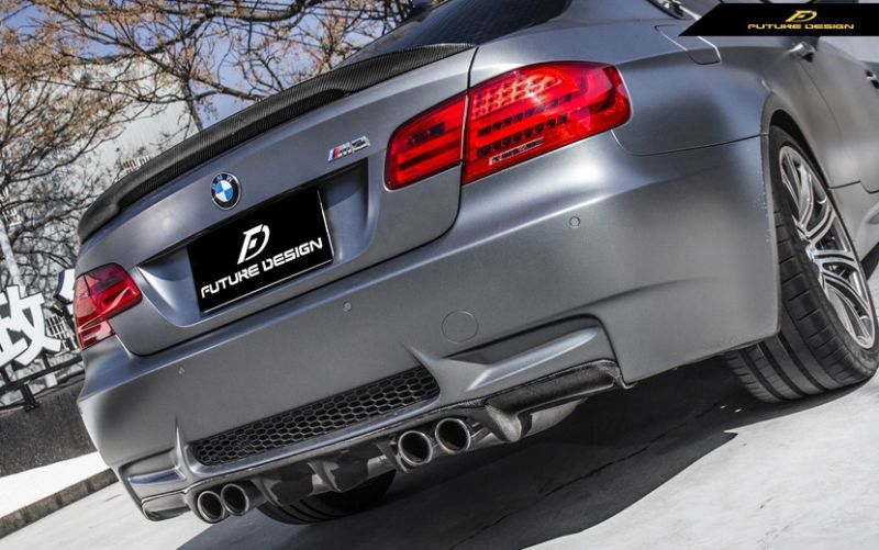 BMW 3シリーズ E92 M3 トランク用リアスポイラー 本物DryCarbon ドライカーボン Future Design Drycarbon  parts